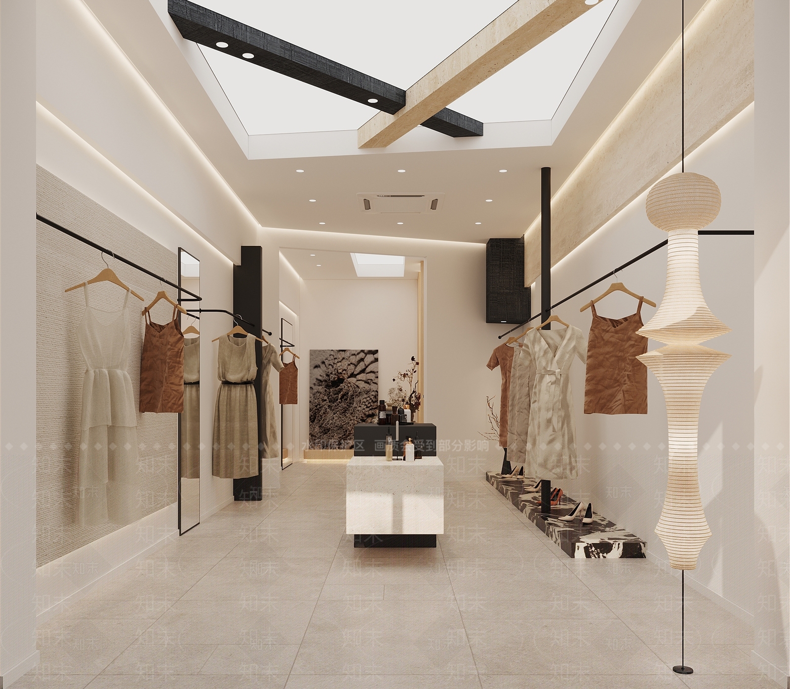 现代中古服装店3D模型下载【ID:1169999007】