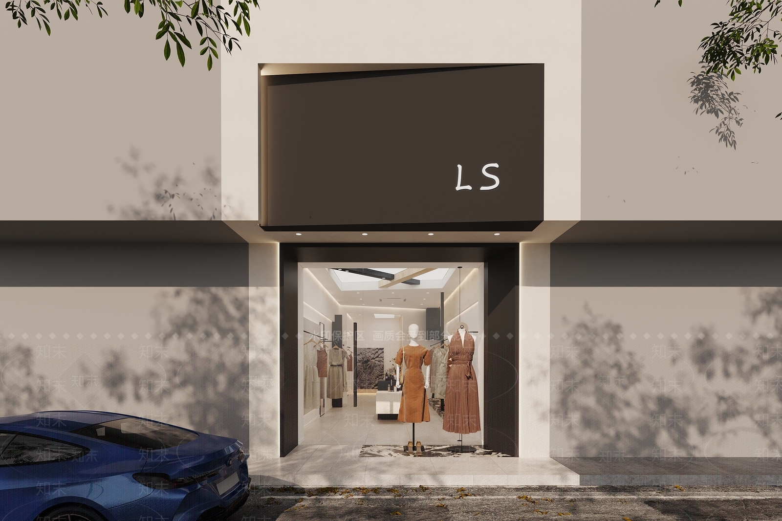 现代中古服装店3D模型下载【ID:1169999007】