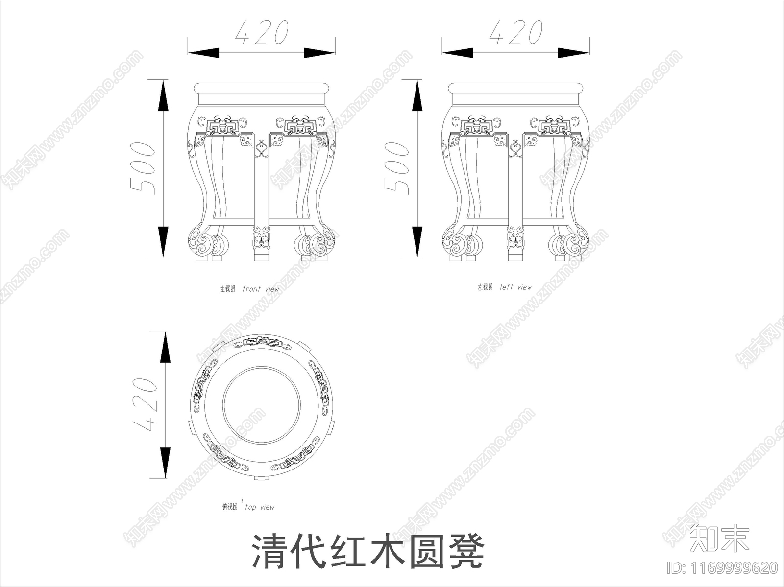 中式家具节点详图cad施工图下载【ID:1169999620】