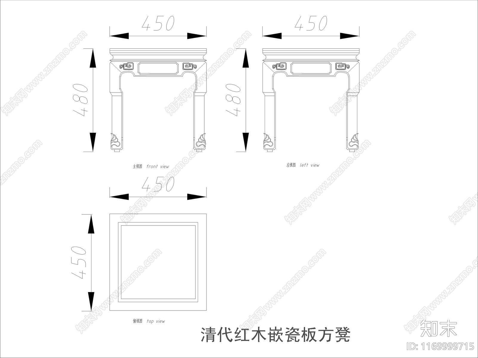 中式家具节点详图cad施工图下载【ID:1169999715】