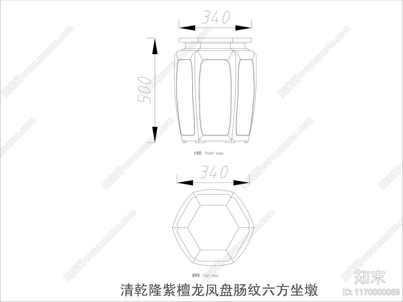 中式家具节点详图cad施工图下载【ID:1170000069】