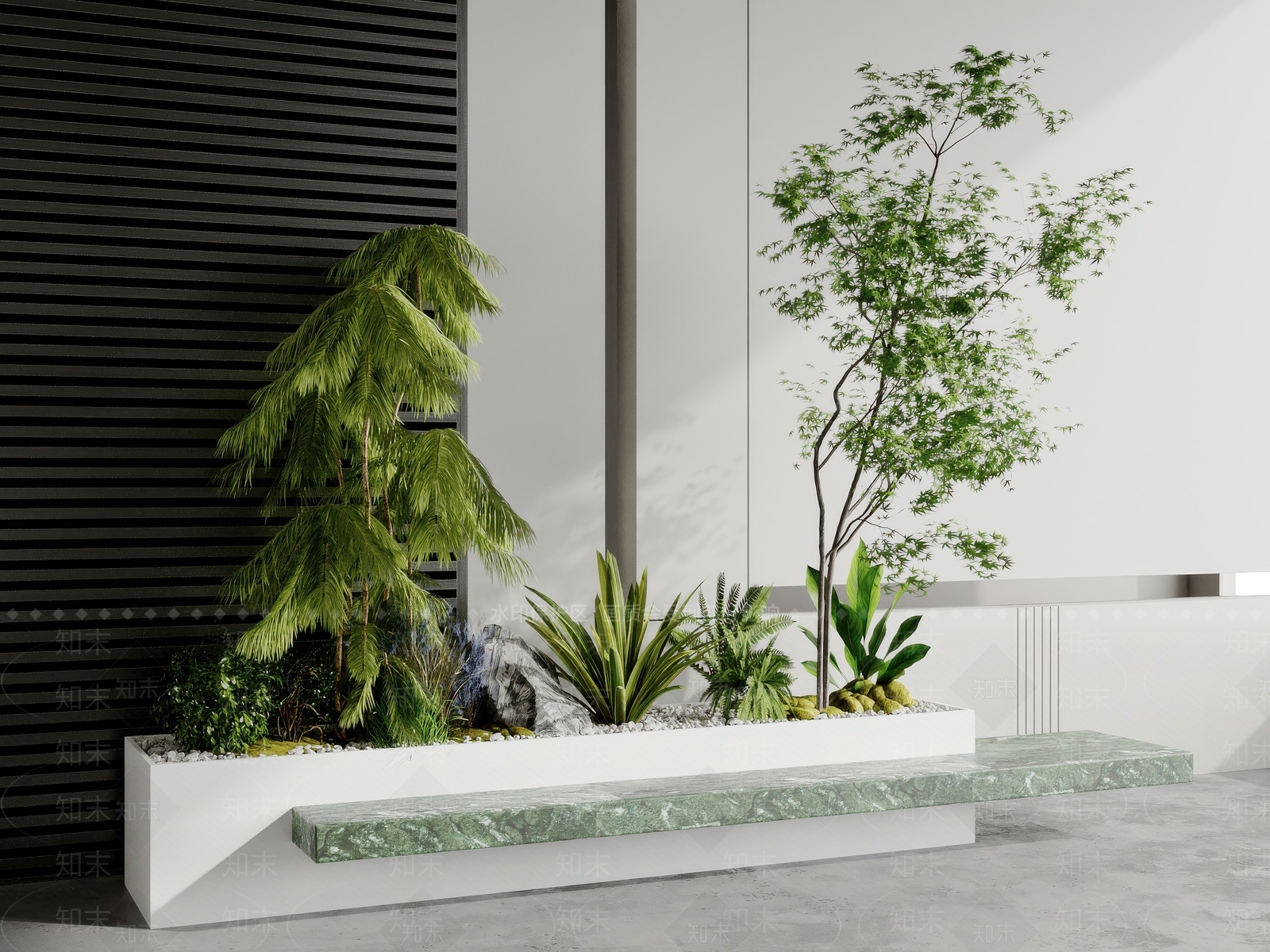 植物堆3D模型下载【ID:1170001138】