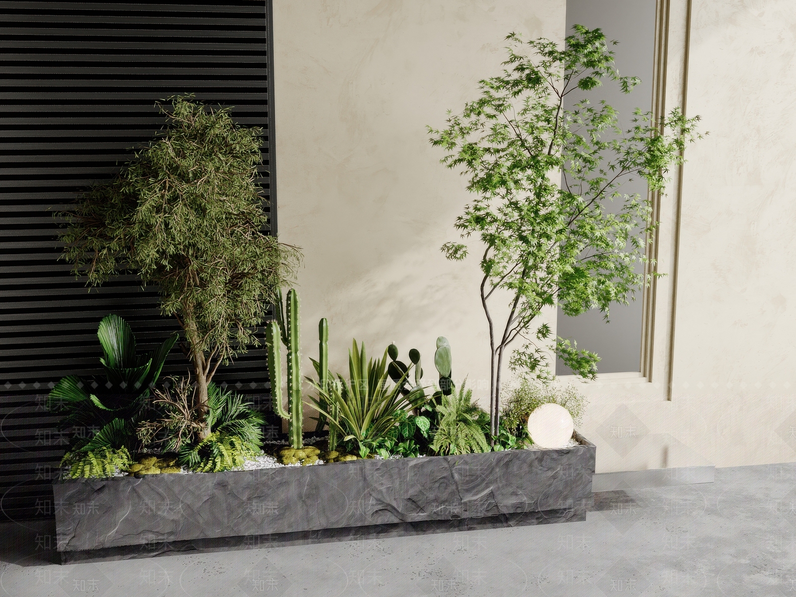 植物堆3D模型下载【ID:1170001356】