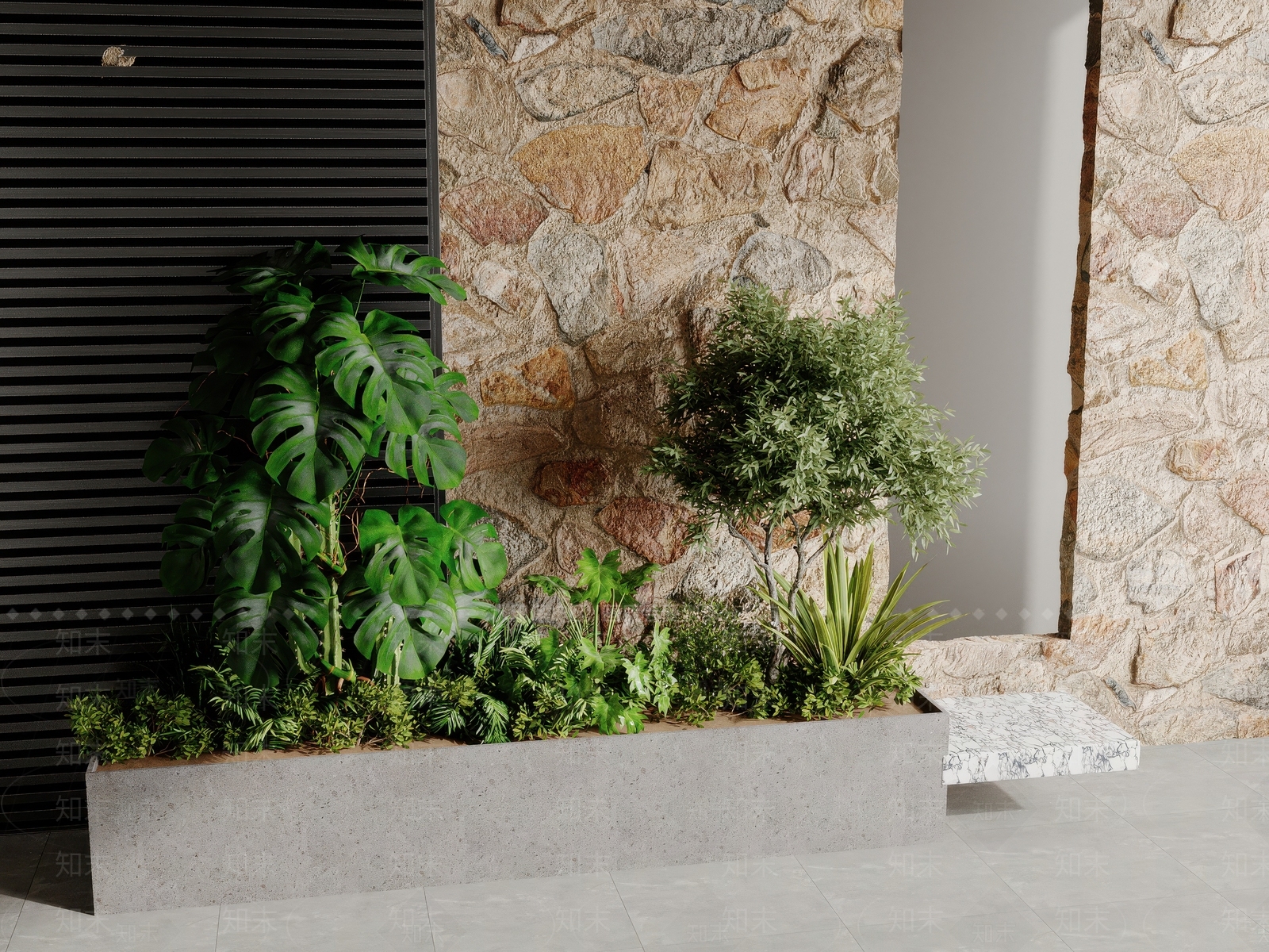植物堆3D模型下载【ID:1170002458】