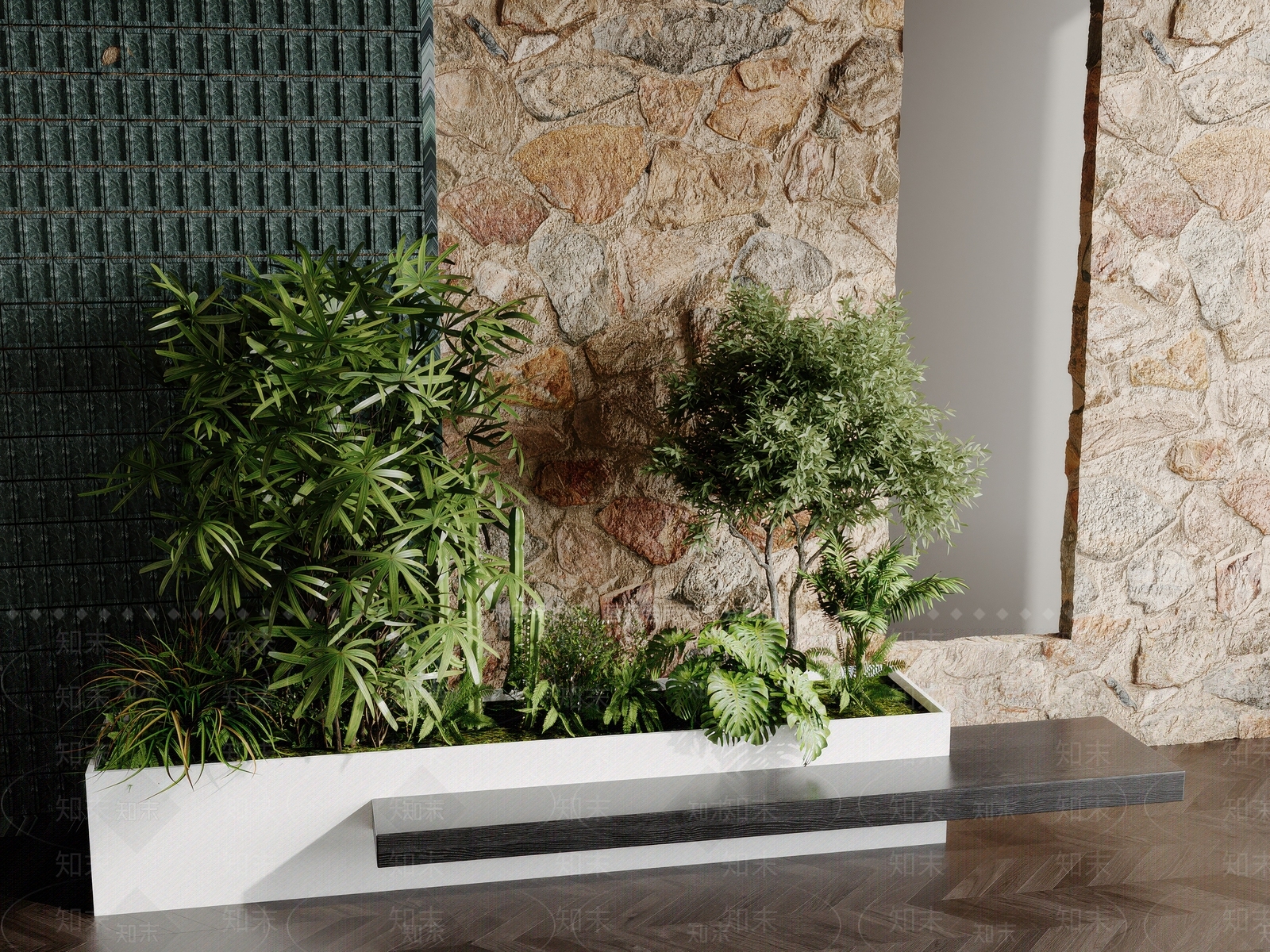 植物堆3D模型下载【ID:1170002932】