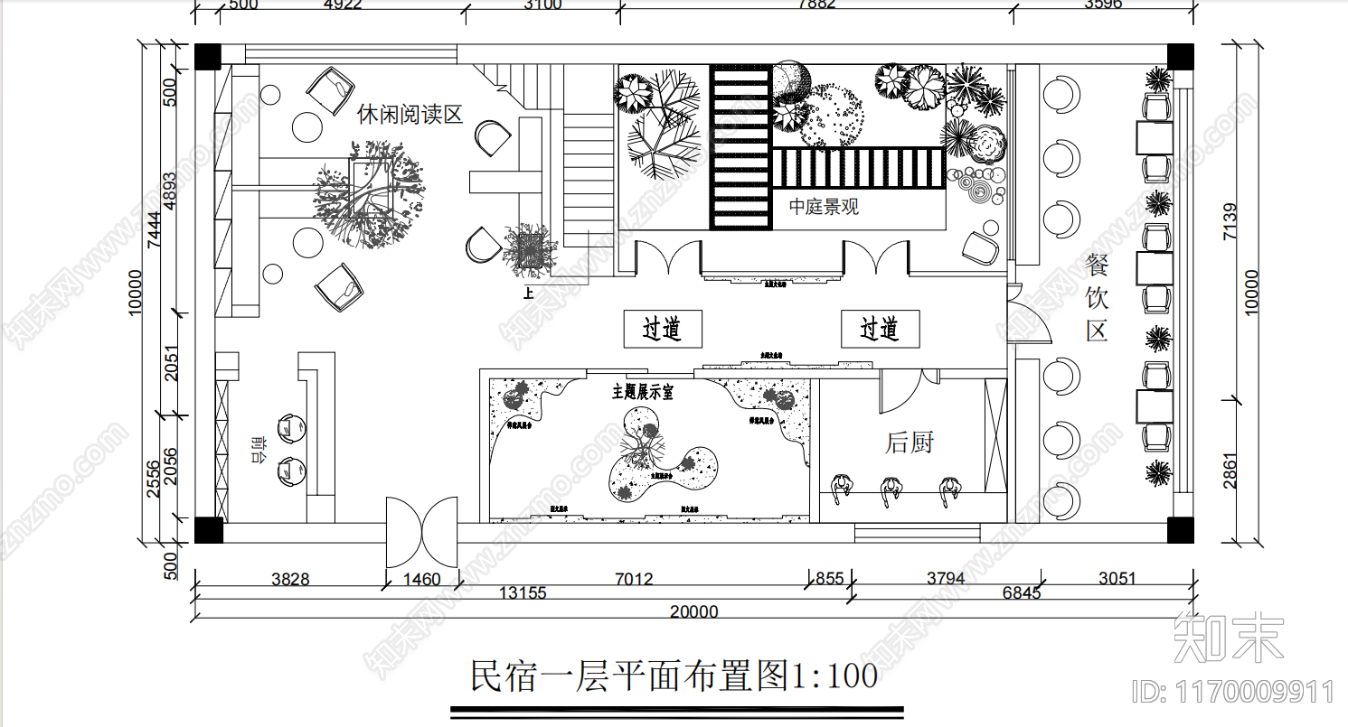 禅意民宿施工图下载【ID:1170009911】