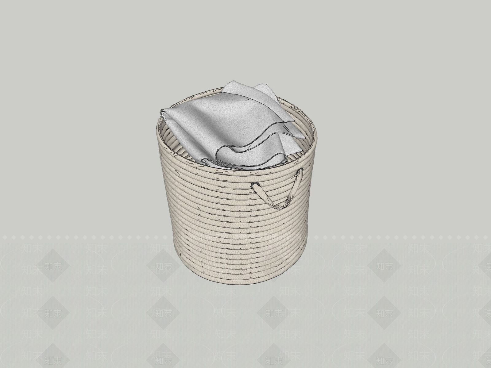 毛巾浴袍SU模型下载【ID:1170017953】