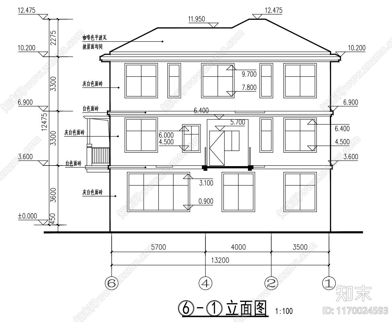 混凝土结构cad施工图下载【ID:1170024593】