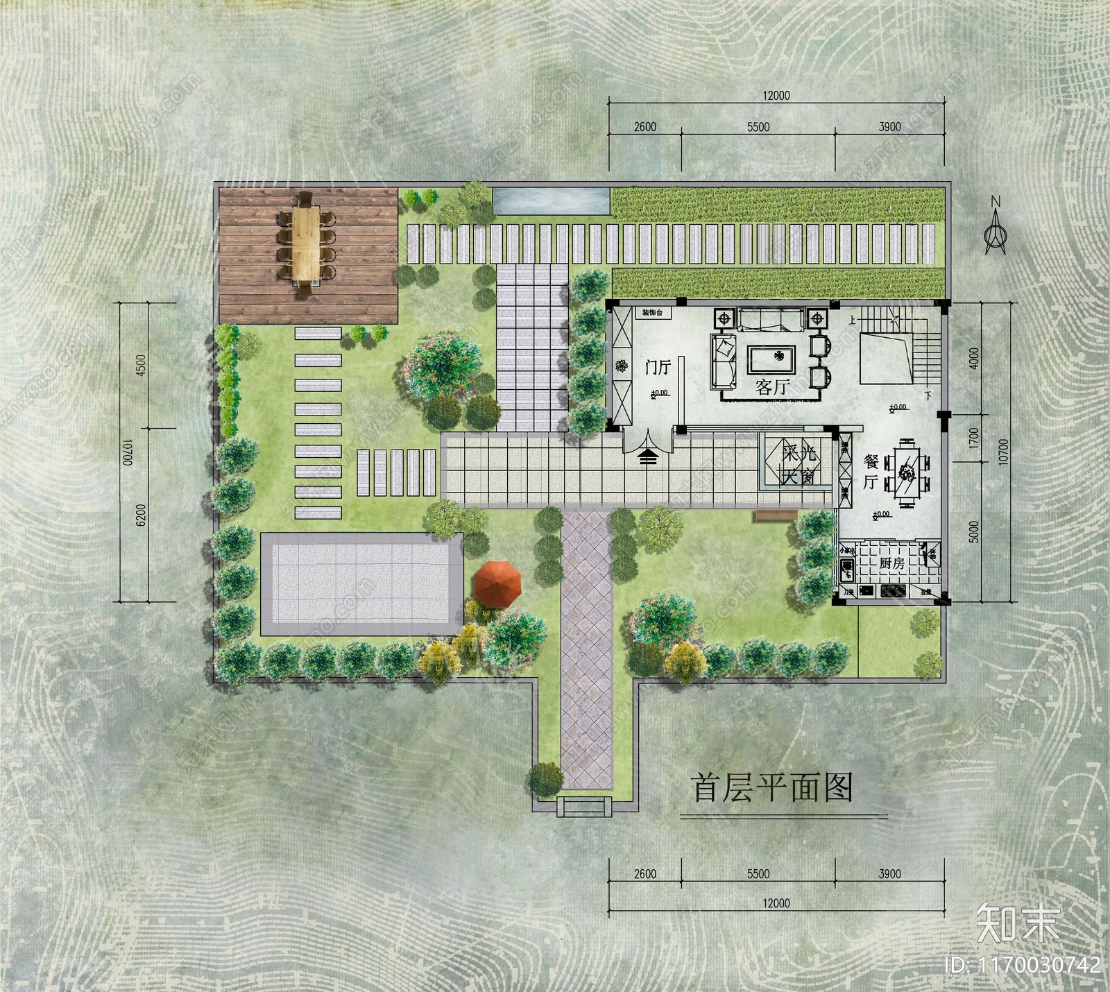 法式别墅建筑施工图下载【ID:1170030742】