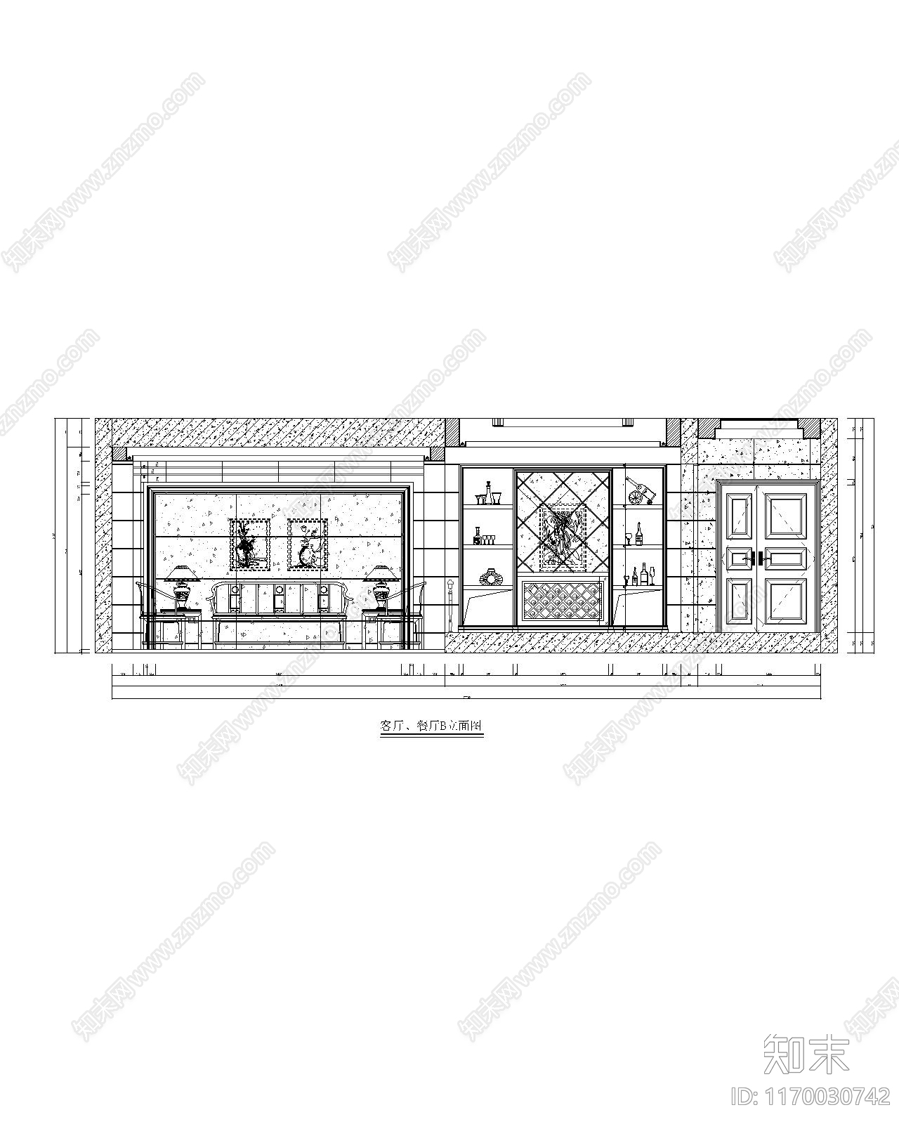 法式别墅建筑施工图下载【ID:1170030742】