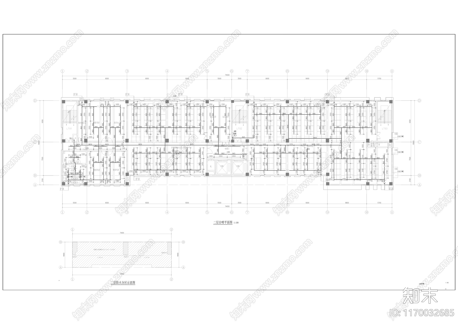 现代其他建筑cad施工图下载【ID:1170032685】