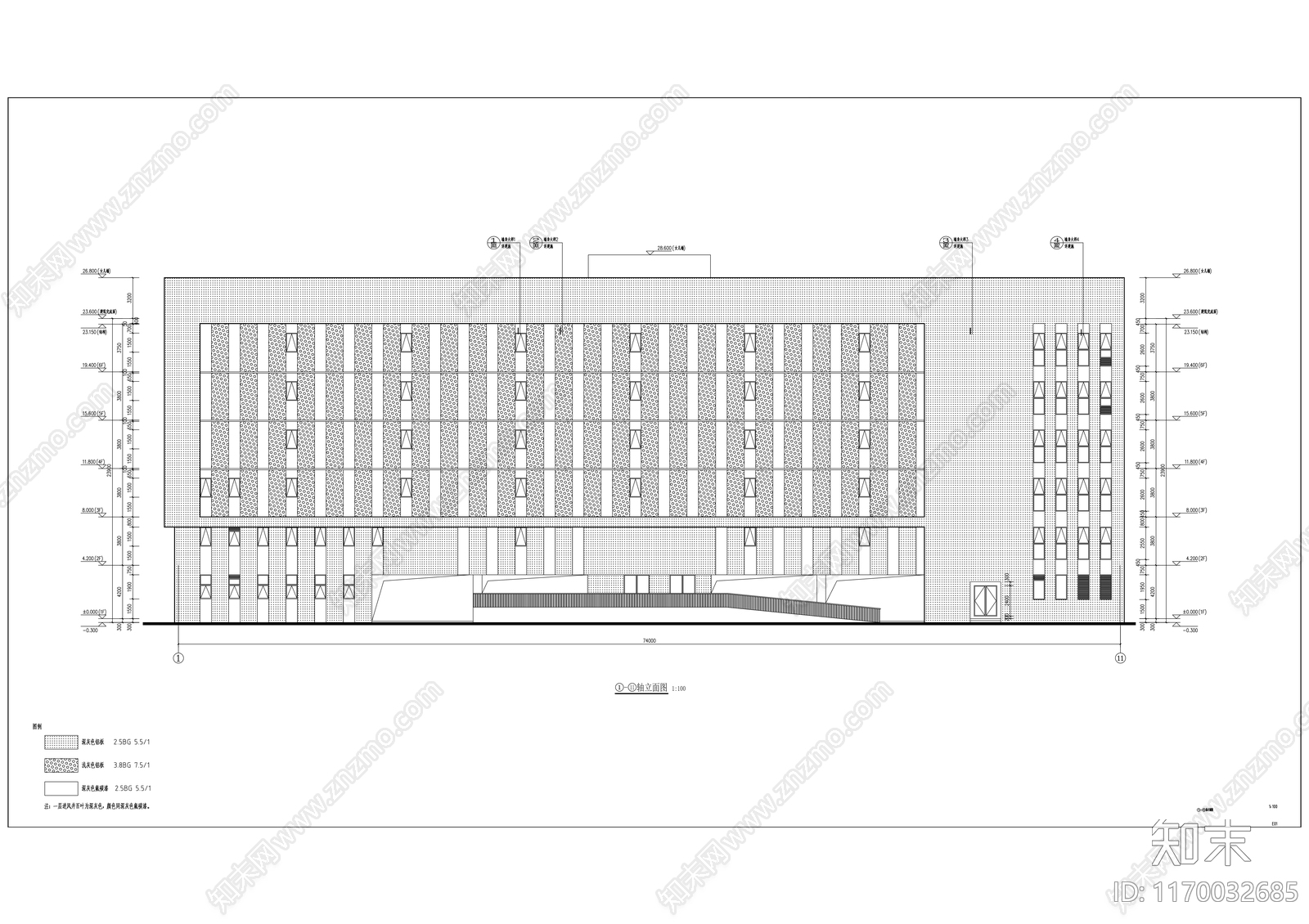 现代其他建筑cad施工图下载【ID:1170032685】