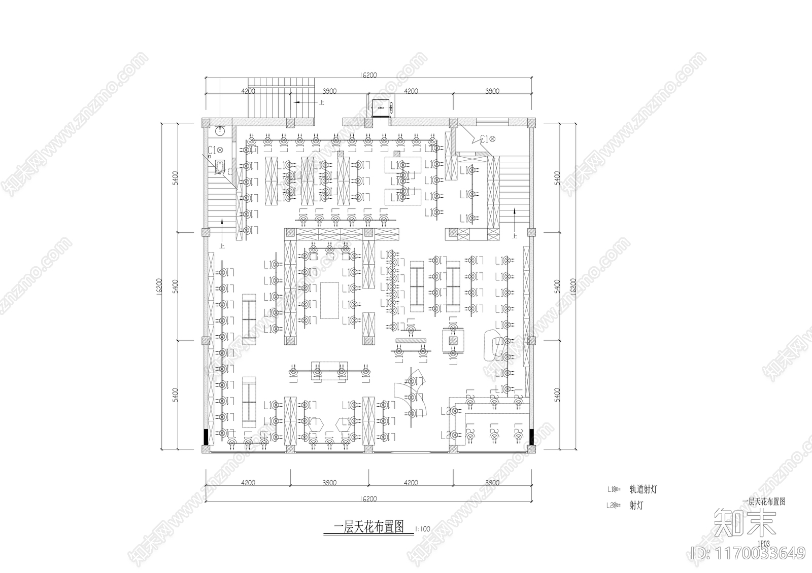 现代阅览室施工图下载【ID:1170033649】