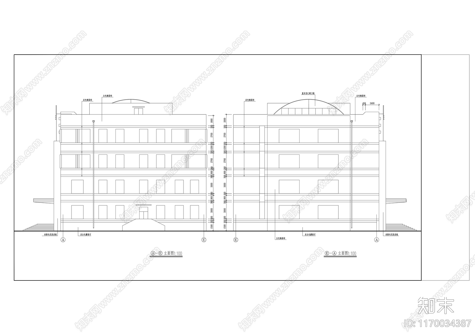 建筑平面图施工图下载【ID:1170034387】