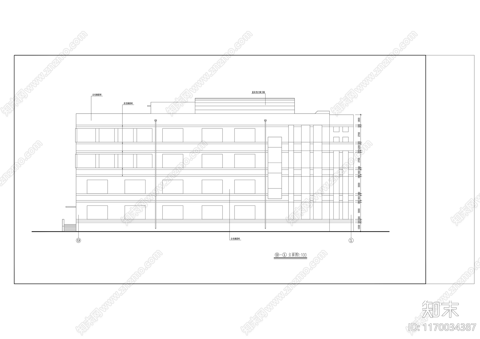 建筑平面图施工图下载【ID:1170034387】