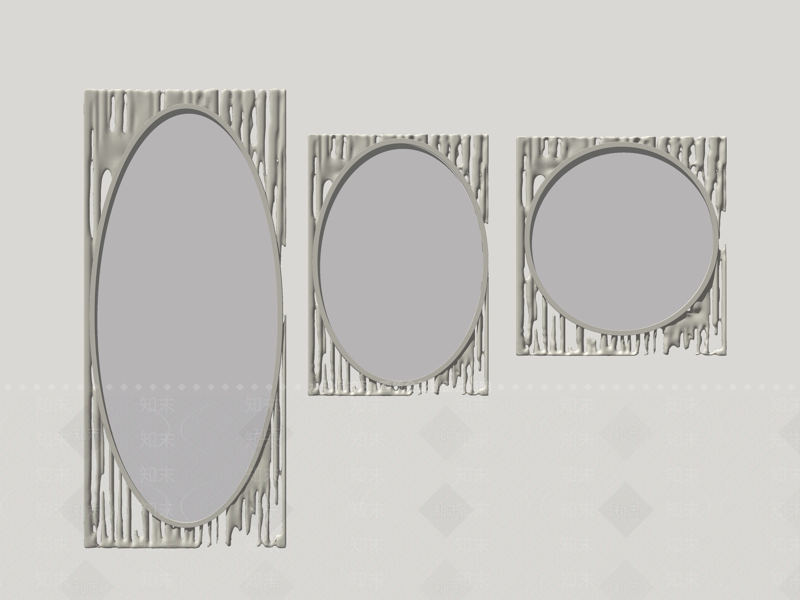 法式镜子SU模型下载【ID:1170039250】