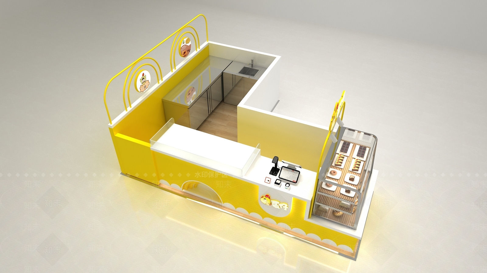现代其他商业空间3D模型下载【ID:1170040599】