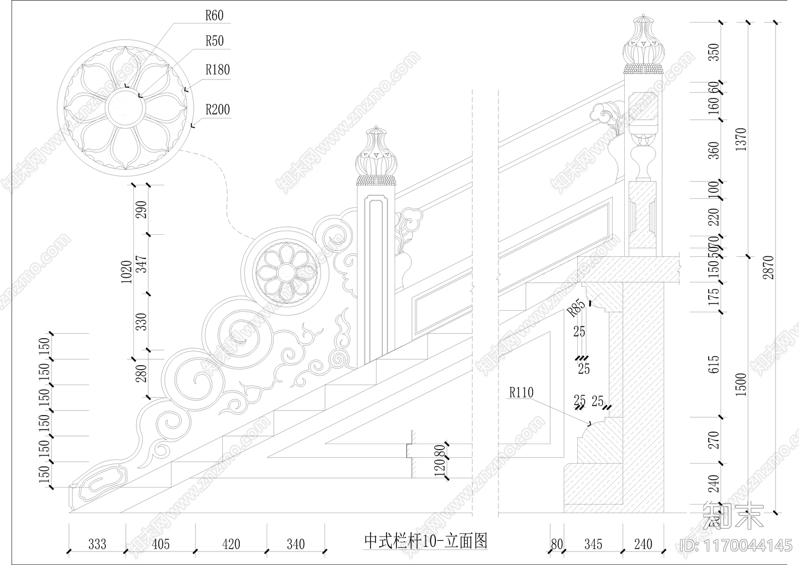 中式新中式其他图库施工图下载【ID:1170044145】