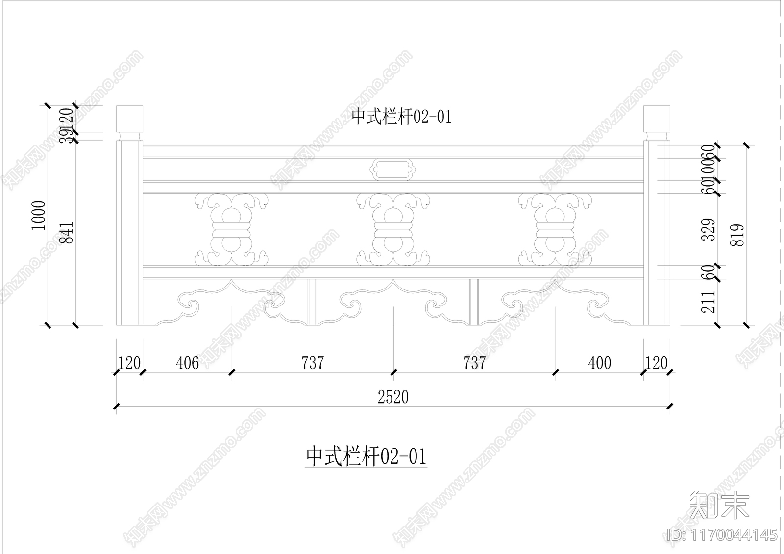 中式新中式其他图库施工图下载【ID:1170044145】