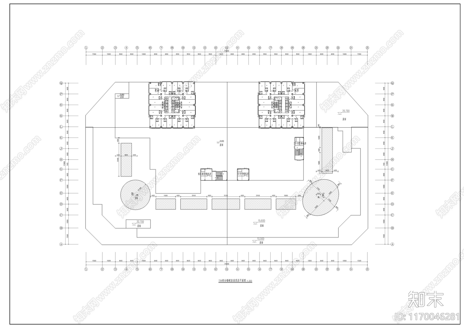 现代极简商业综合体施工图下载【ID:1170046281】