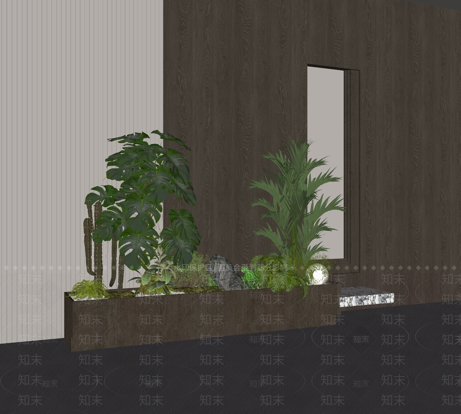 植物组合SU模型下载【ID:1170048015】