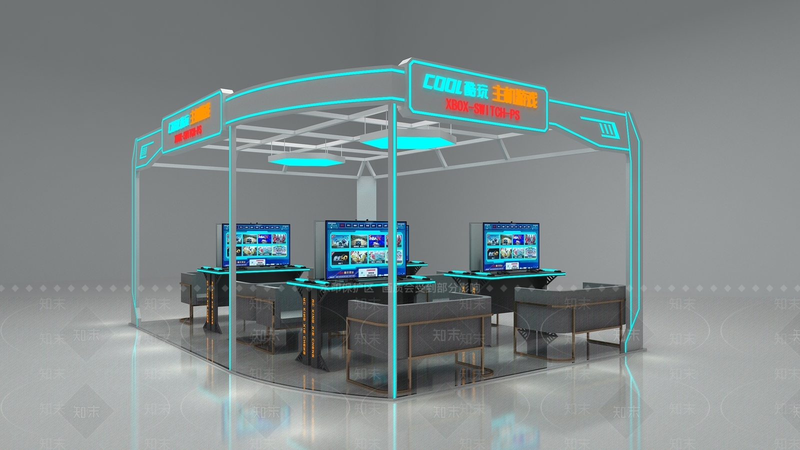 现代其他娱乐空间3D模型下载【ID:1170048332】