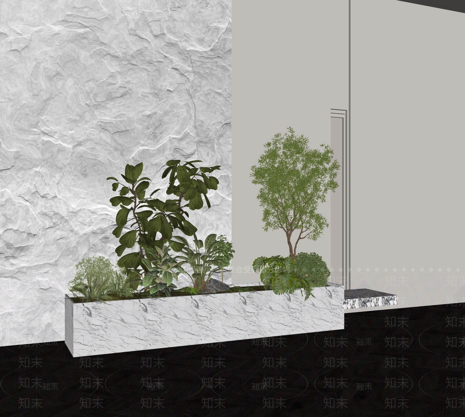 植物组合SU模型下载【ID:1170048748】