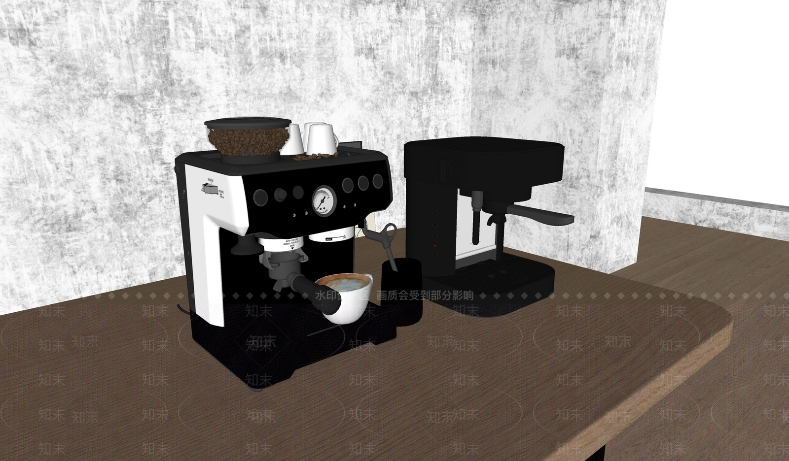 咖啡机SU模型下载【ID:1170056392】