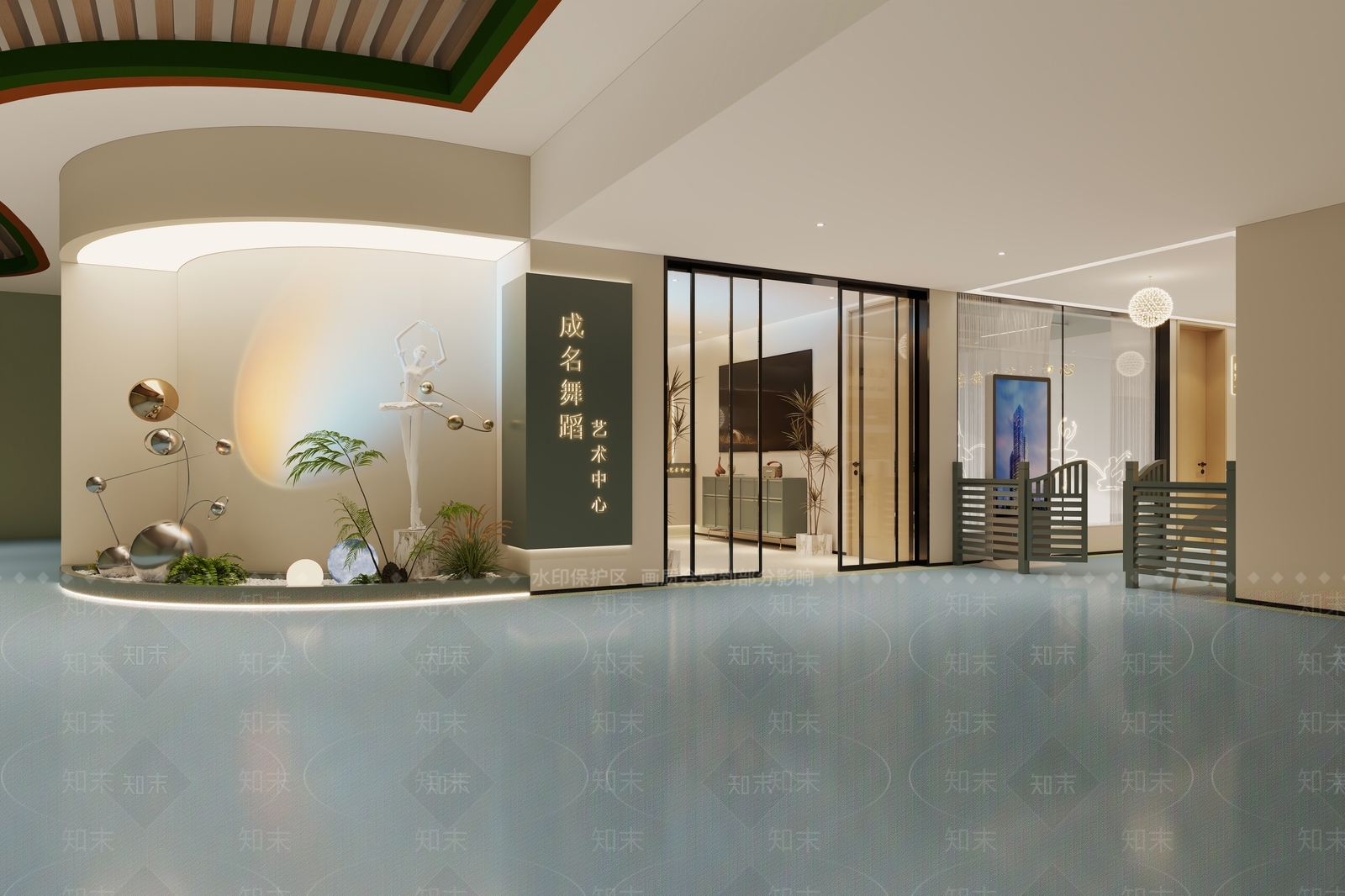 现代接待室3D模型下载【ID:1214721354】
