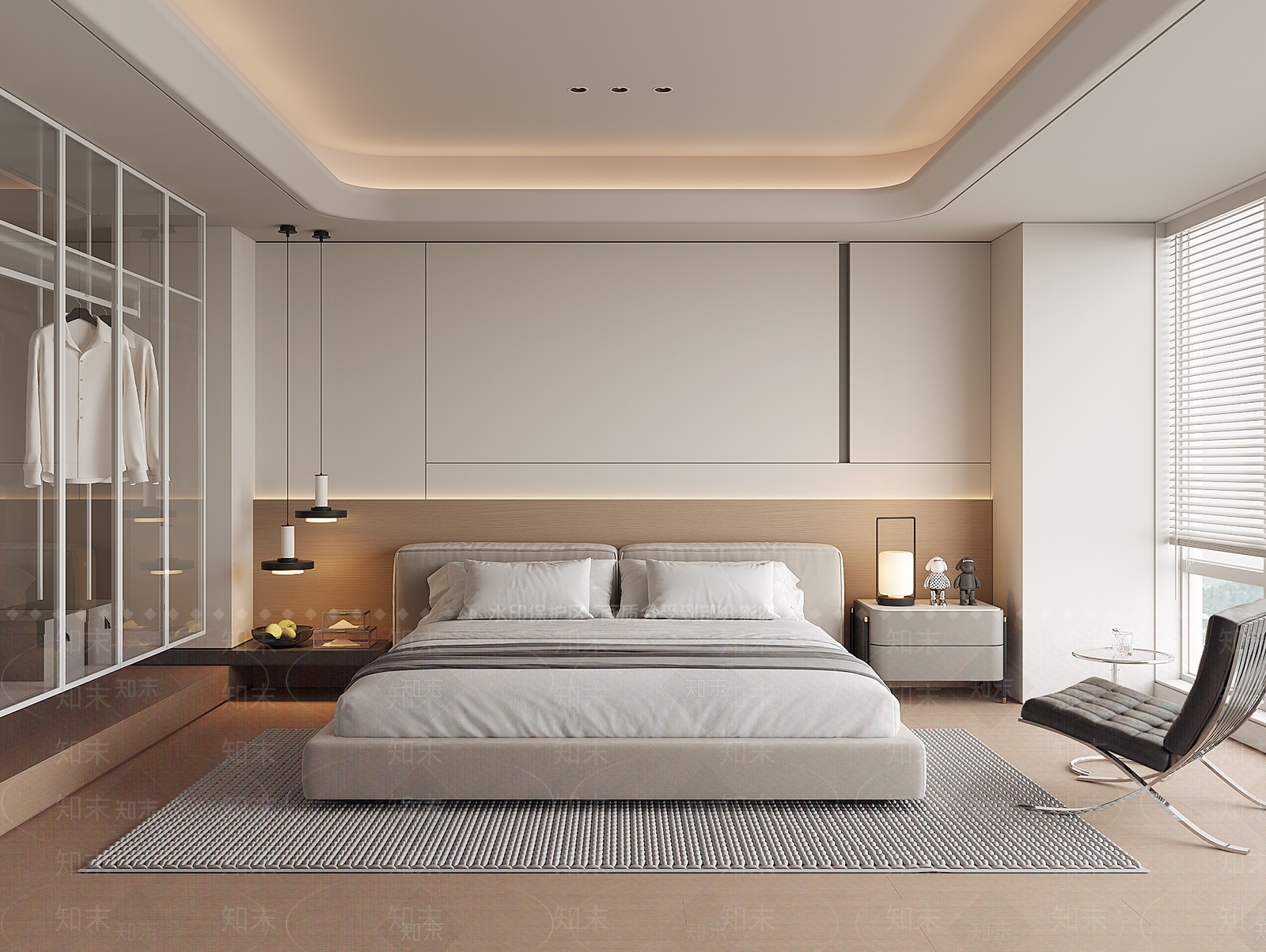 家居卧室SU模型精品下载_SketchUp模型_知末网