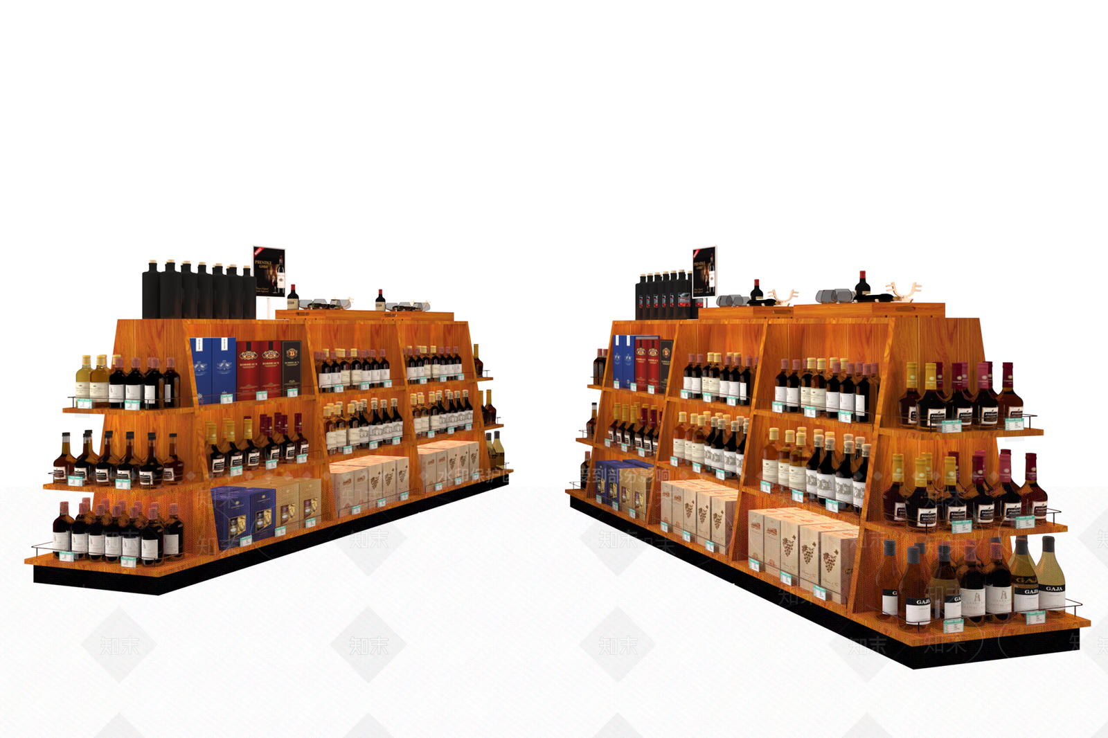 现代酒柜3D模型下载【ID:1170070596】