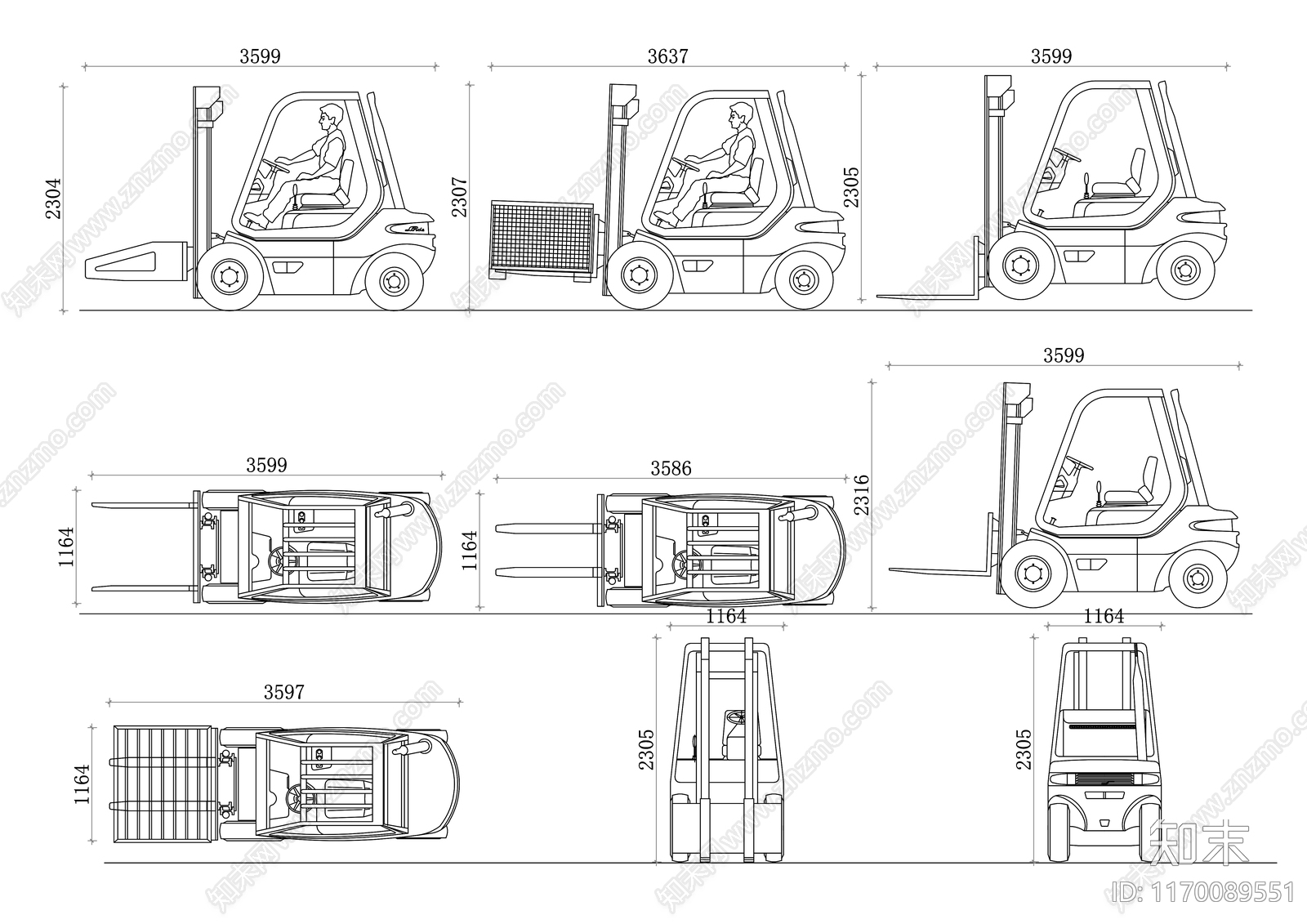 现代4s店施工图下载【ID:1170089551】