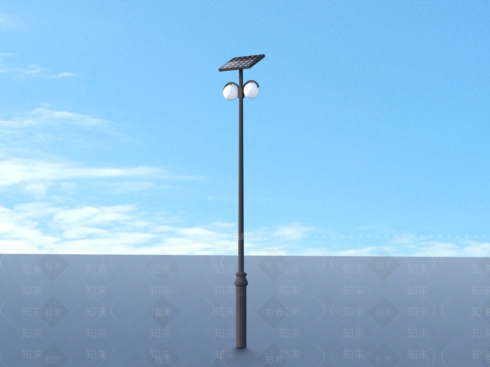 现代路灯3D模型下载【ID:1170099307】