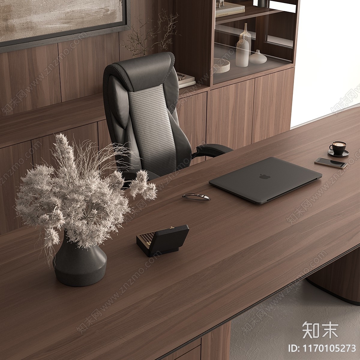 办公桌椅3D模型下载【ID:1170105273】