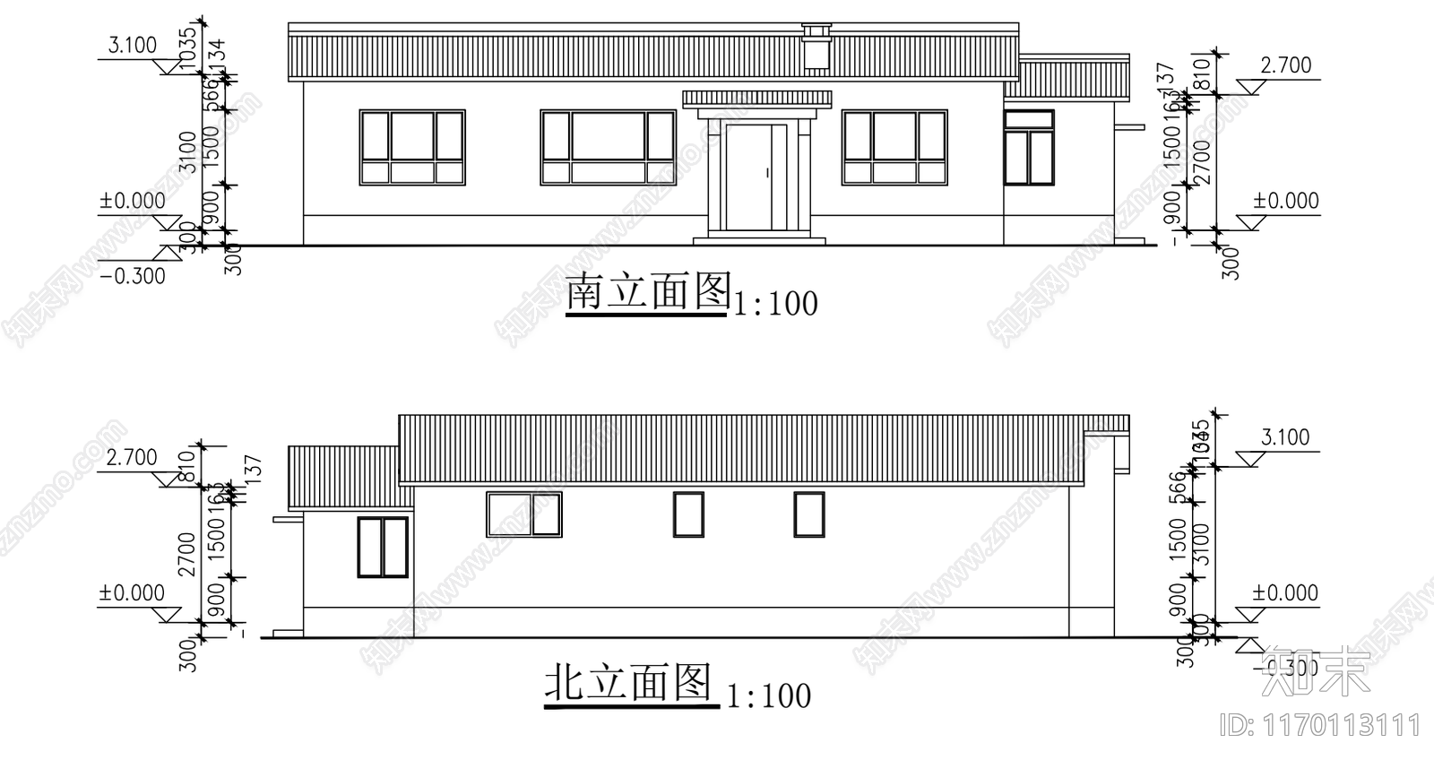 现代其他居住建筑cad施工图下载【ID:1170113111】