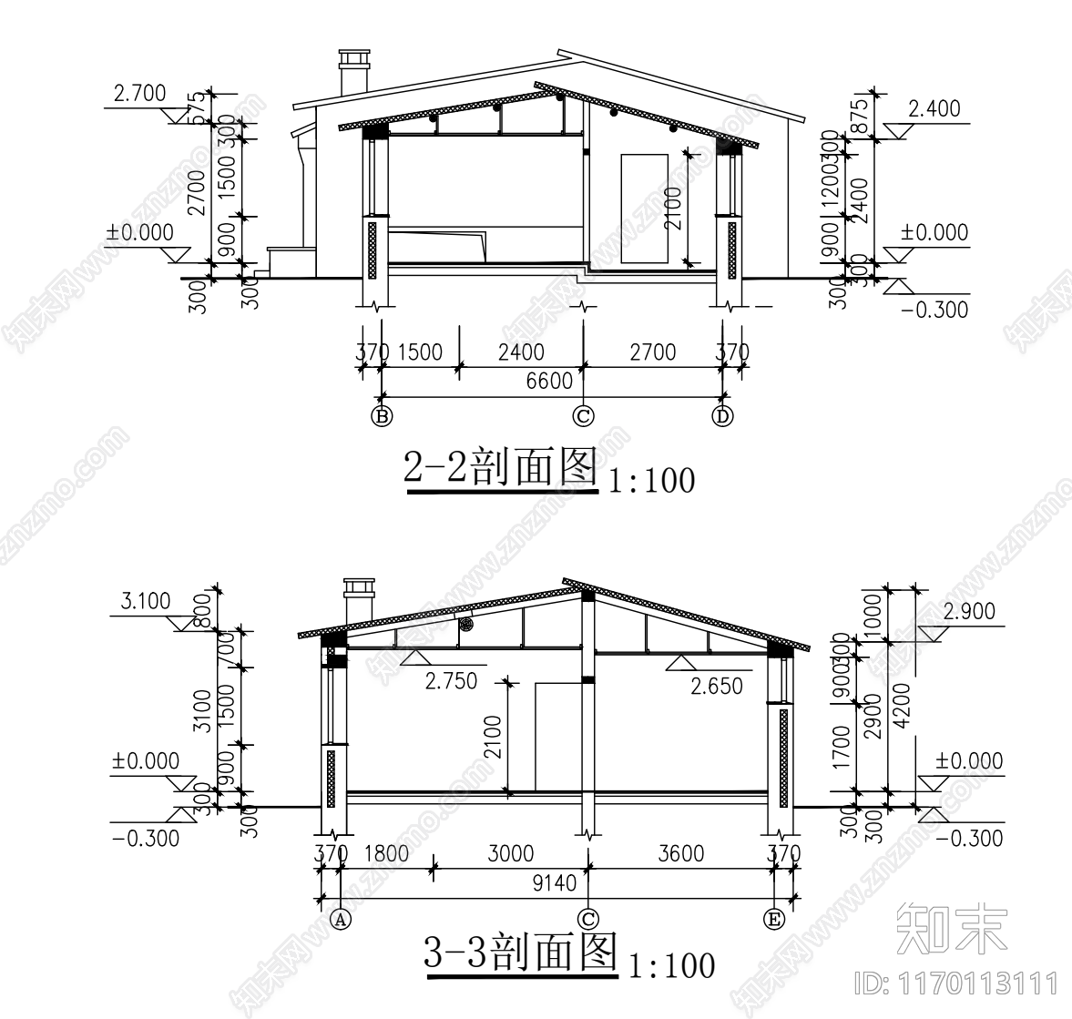 现代其他居住建筑cad施工图下载【ID:1170113111】