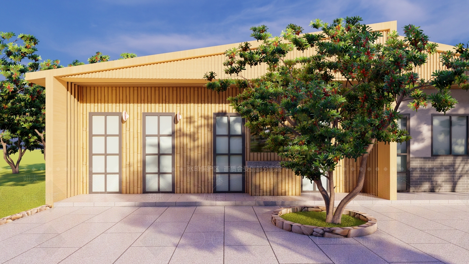 现代小公建SU模型下载【ID:1170114257】