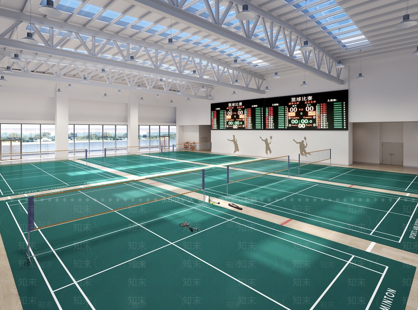 现代体育馆3D模型下载【ID:1170121925】