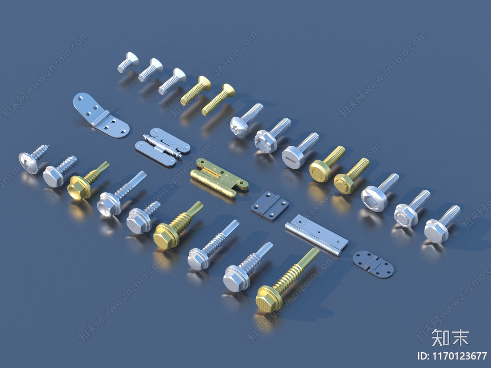 现代其他五金件3D模型下载【ID:1170123677】