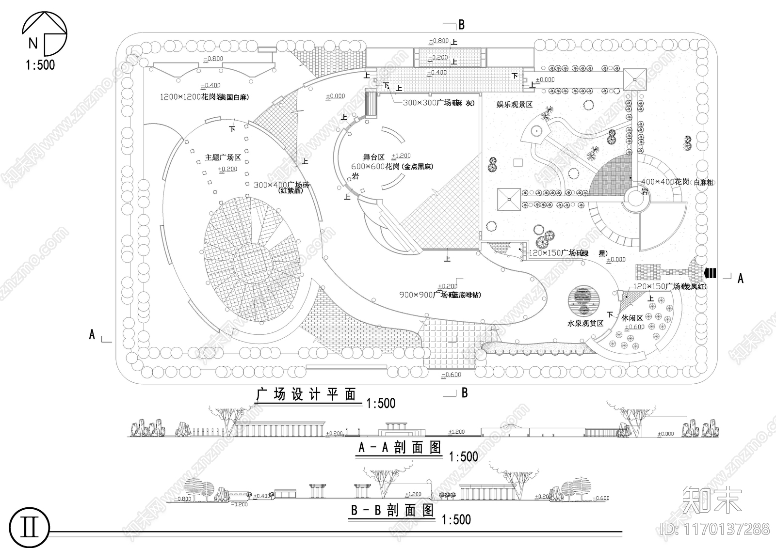现代广场施工图下载【ID:1170137288】