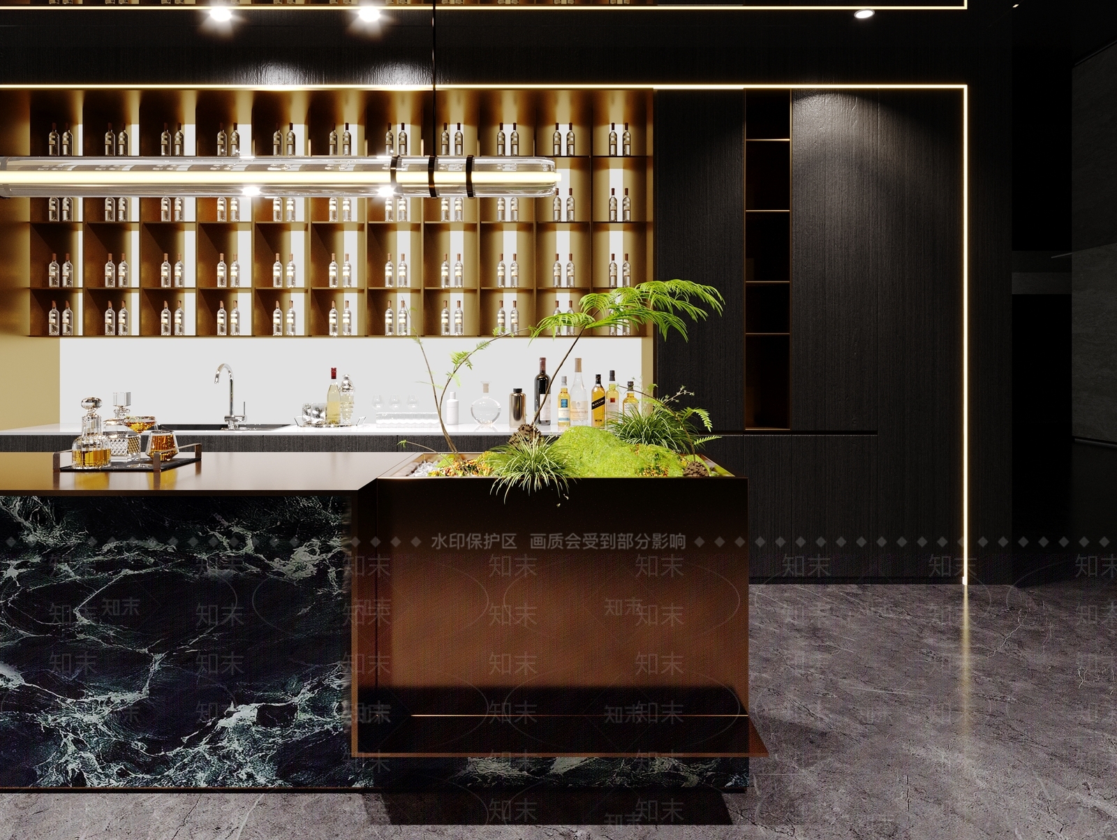 现代售楼处3D模型下载【ID:1170138569】
