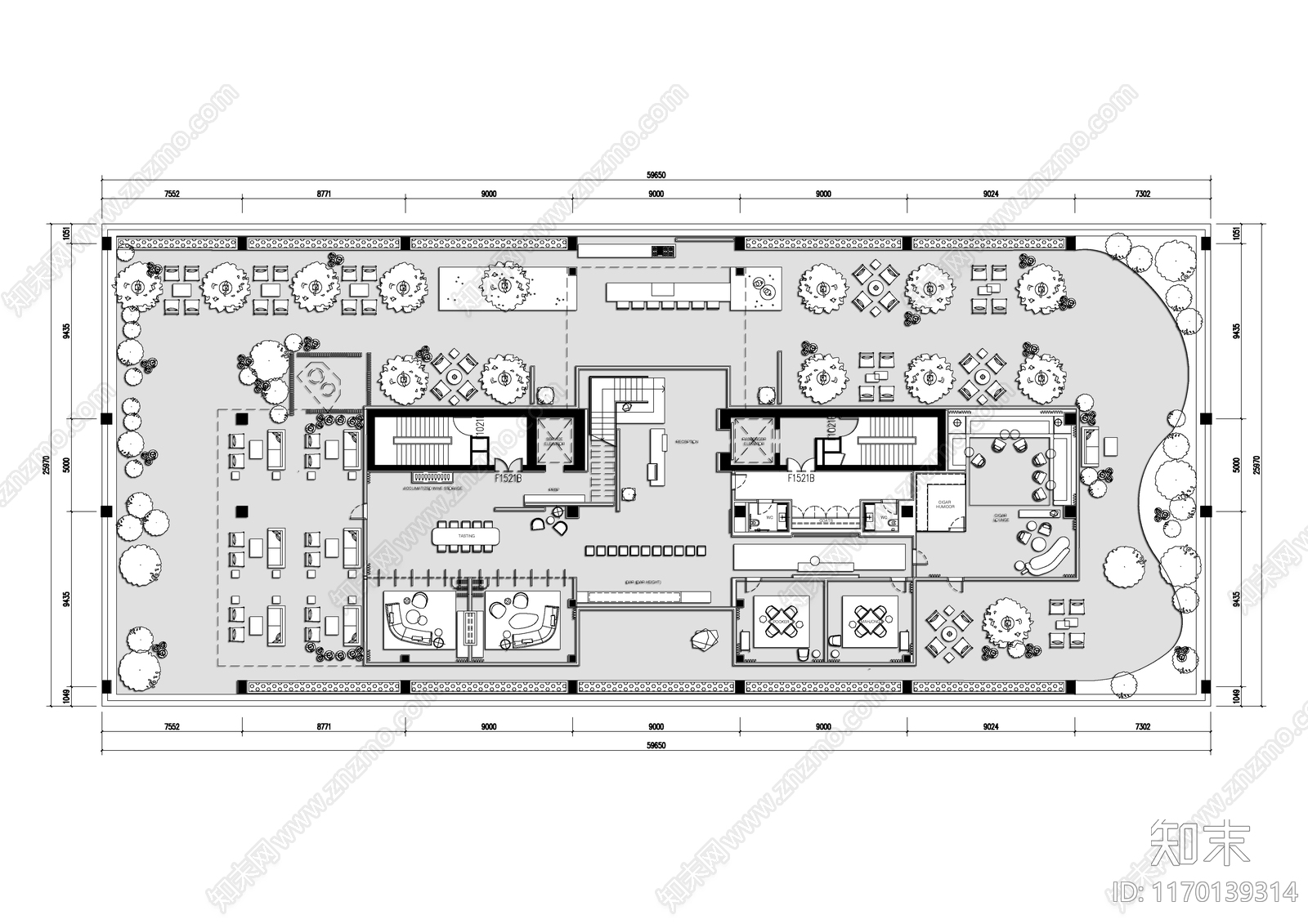 现代其他休闲娱乐空间cad施工图下载【ID:1170139314】