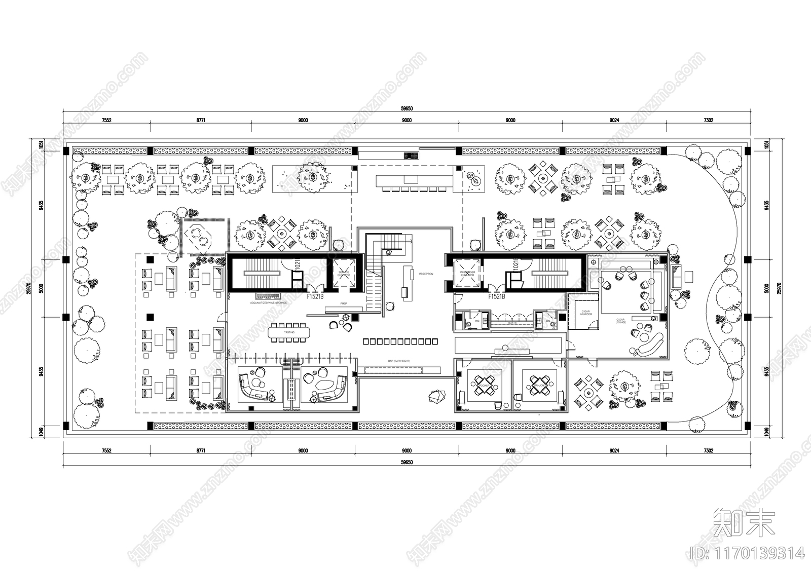 现代其他休闲娱乐空间cad施工图下载【ID:1170139314】