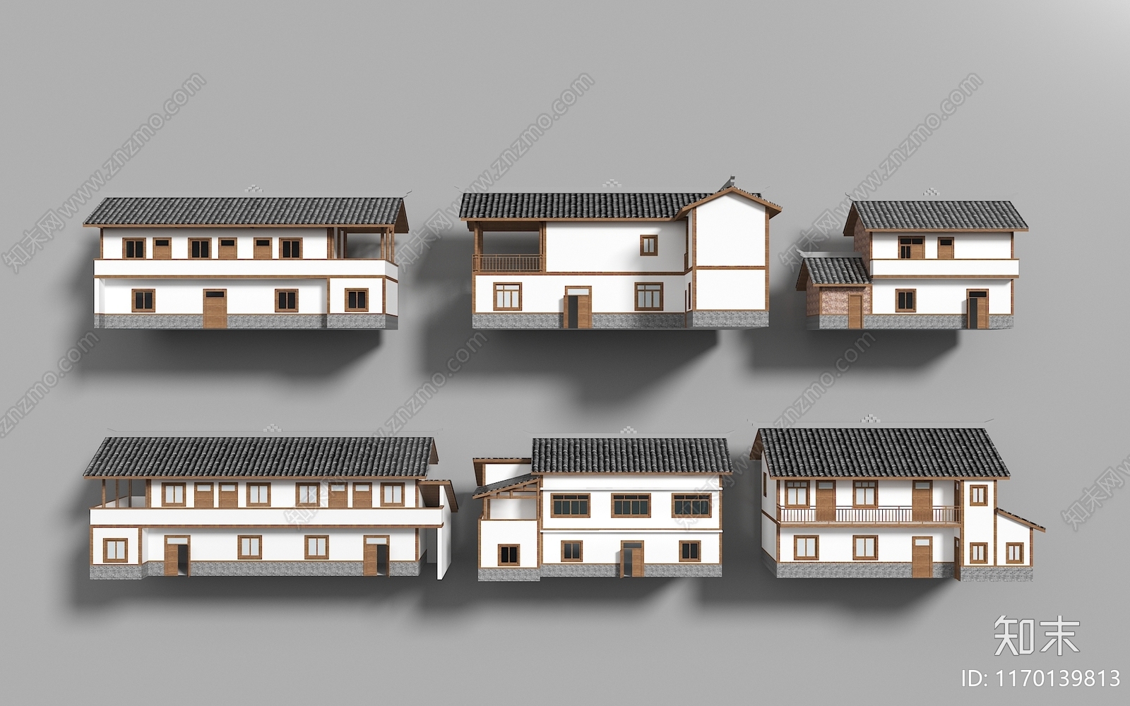 新中式其他建筑外观3D模型下载【ID:1170139813】