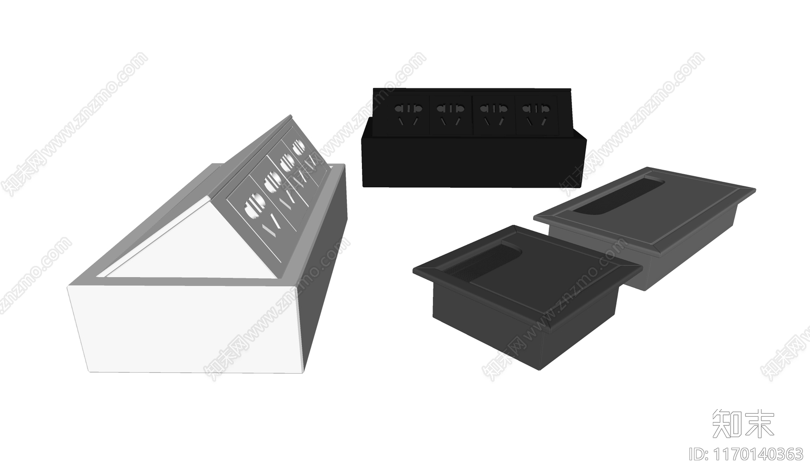 现代插座SU模型下载【ID:1170140363】