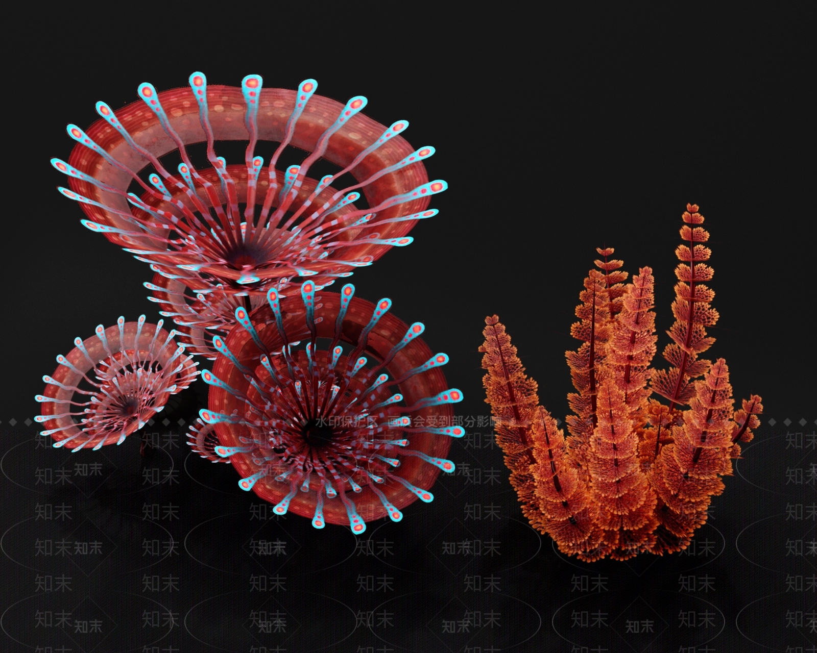 花草组合3D模型下载【ID:1170151427】
