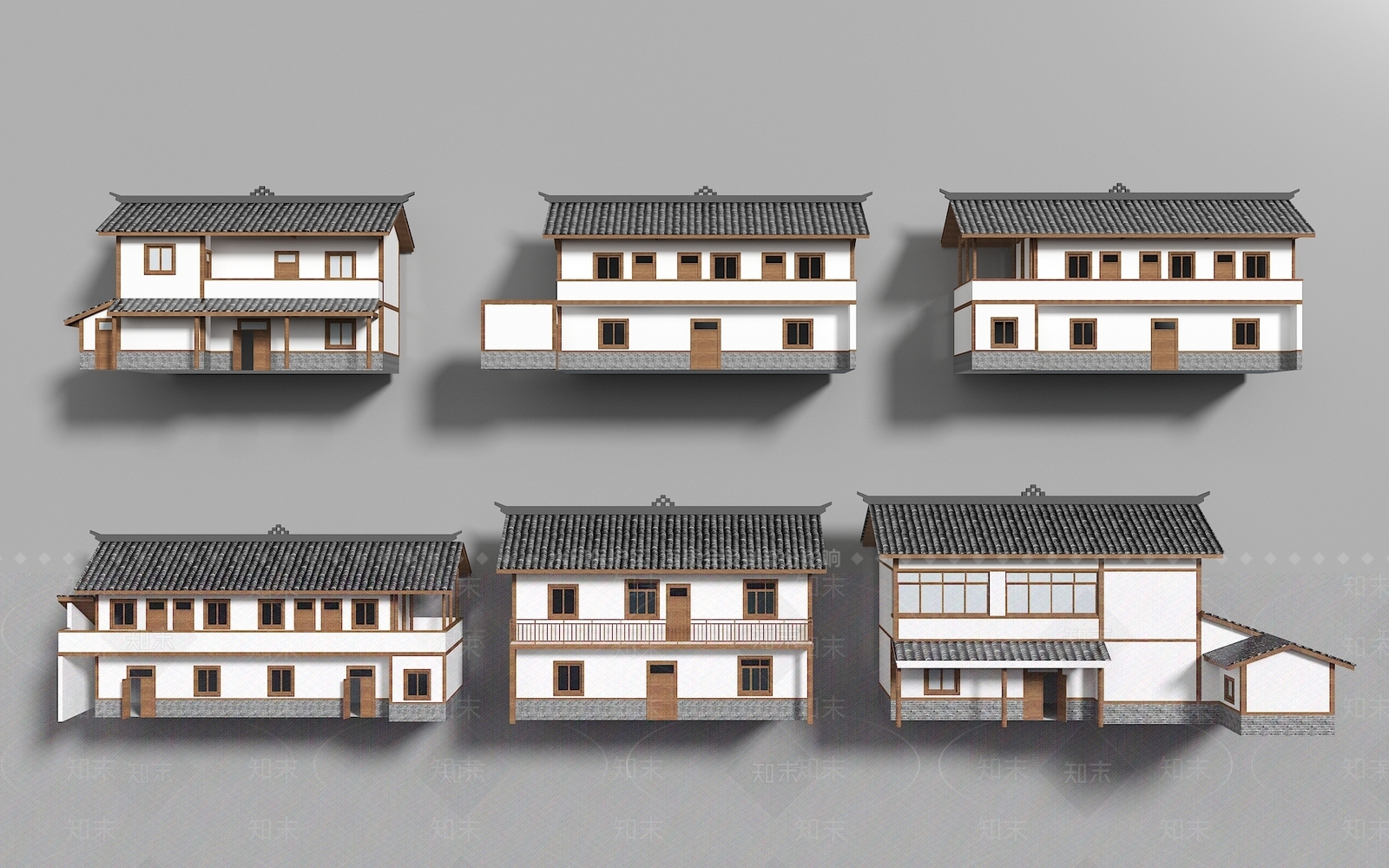 新中式其他农业建筑SU模型下载【ID:1170155499】