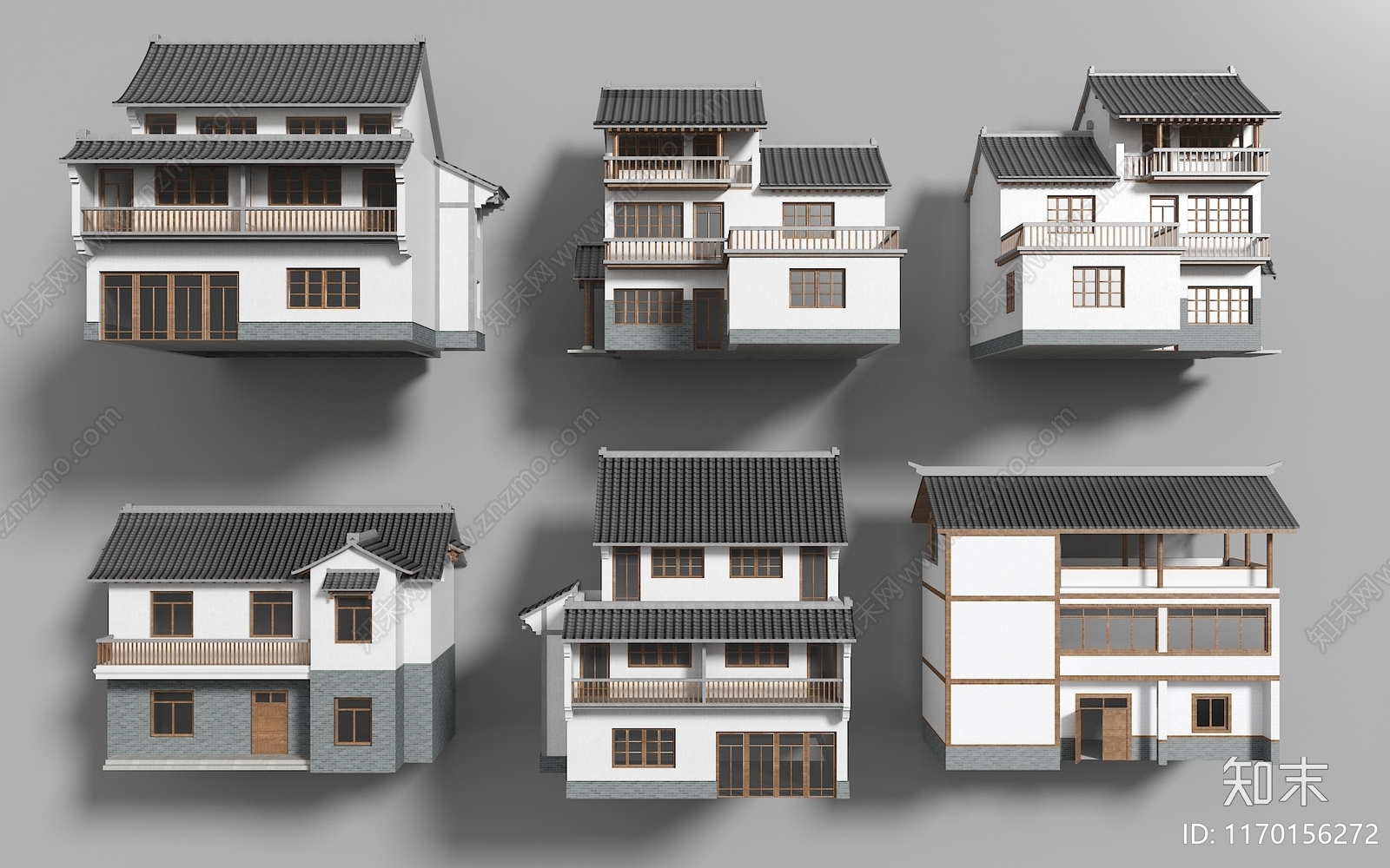 新中式其他农业建筑SU模型下载【ID:1170156272】