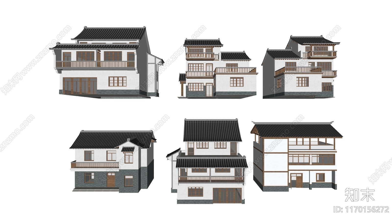 新中式其他农业建筑SU模型下载【ID:1170156272】