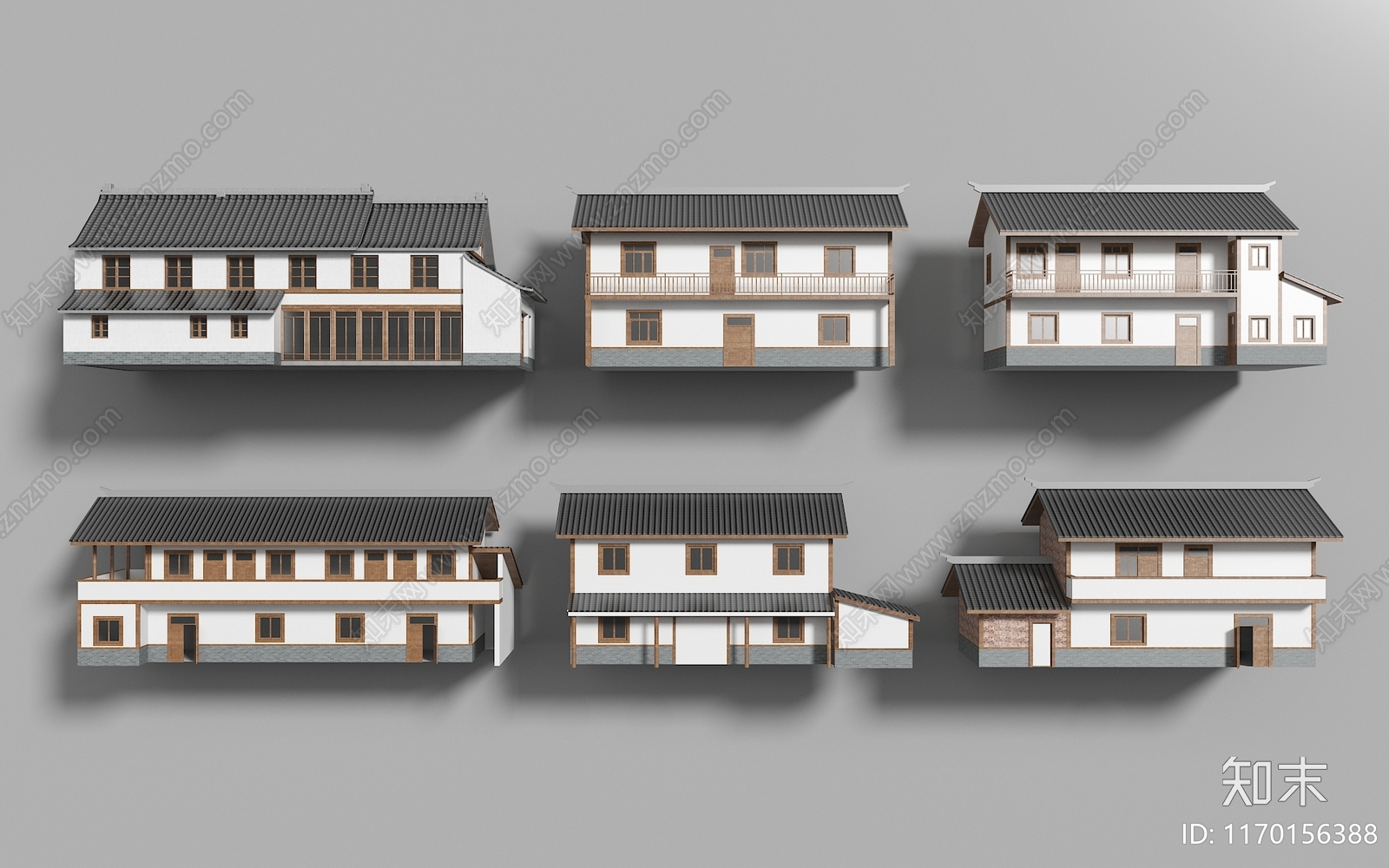 新中式其他农业建筑SU模型下载【ID:1170156388】